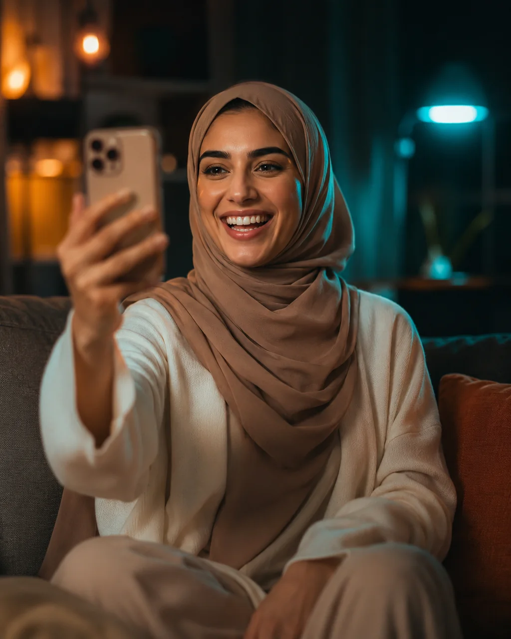 مضيفة تبدأ بثّها